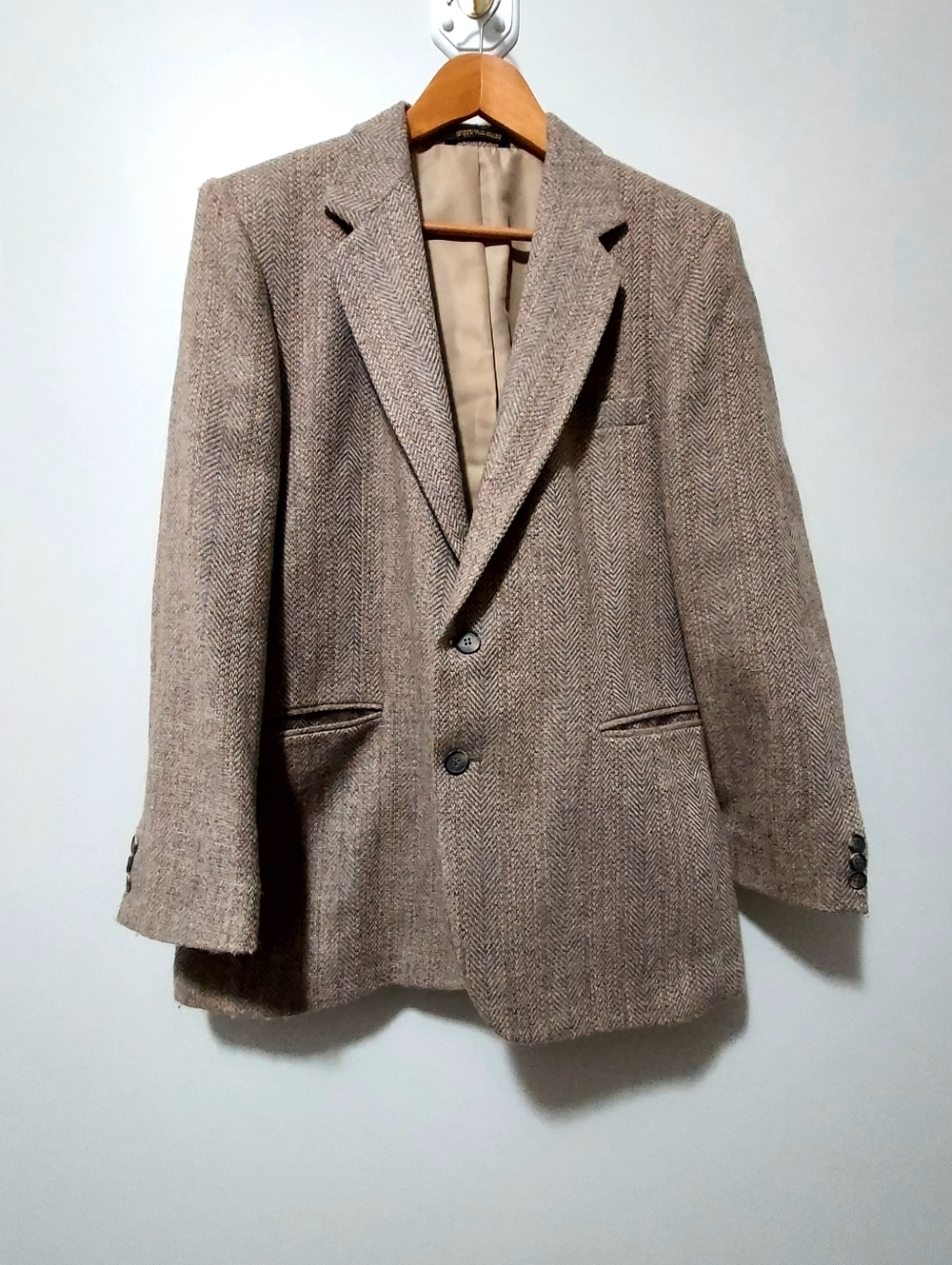 Haggar Men's Tweed Sports Coat Blazer Jacket Size 42R